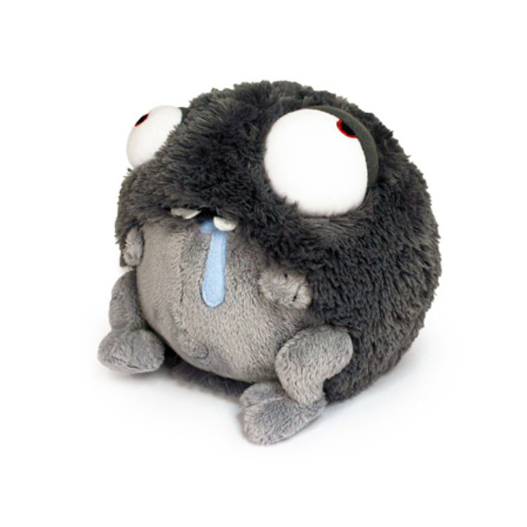 Mini Worrible - blue drool by Andrew Bell