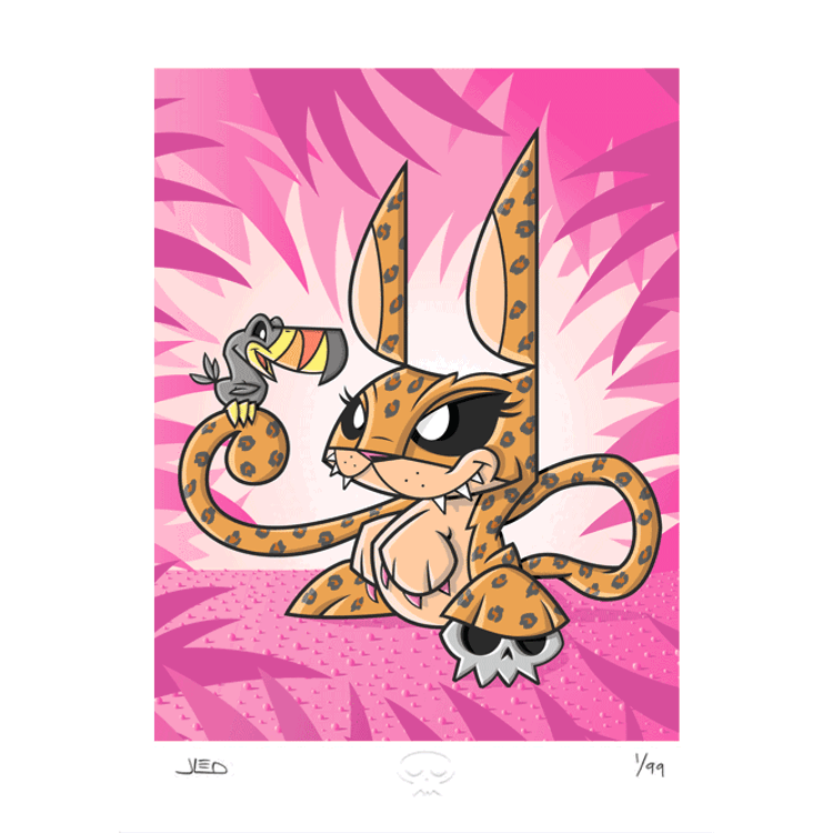 Leopard Bunny by Joe Ledbetter