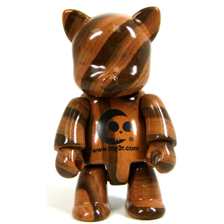 Wood Grain Cat Qee - Logo by Toy2r