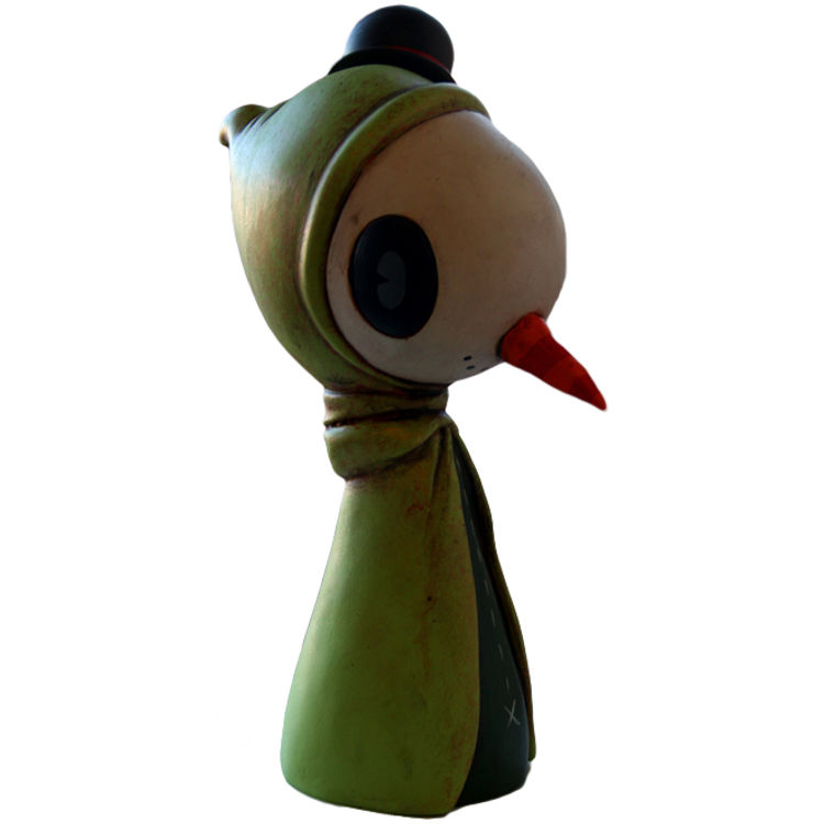 Green Snow Greeter by Kathie Olivas