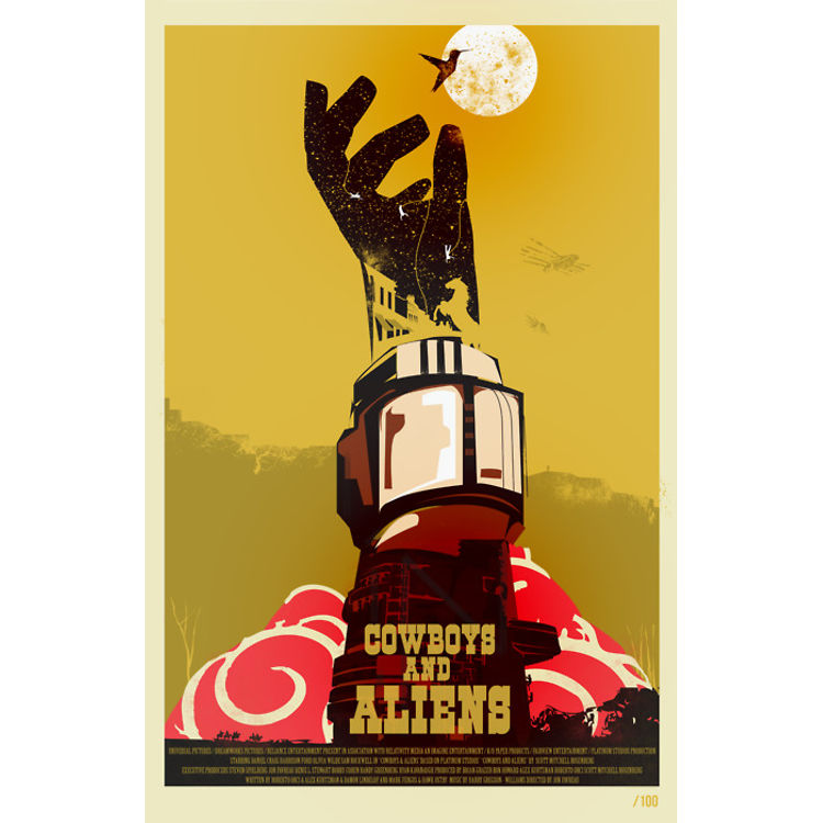 Cowboys And Aliens by Fro (Fernando Reza)