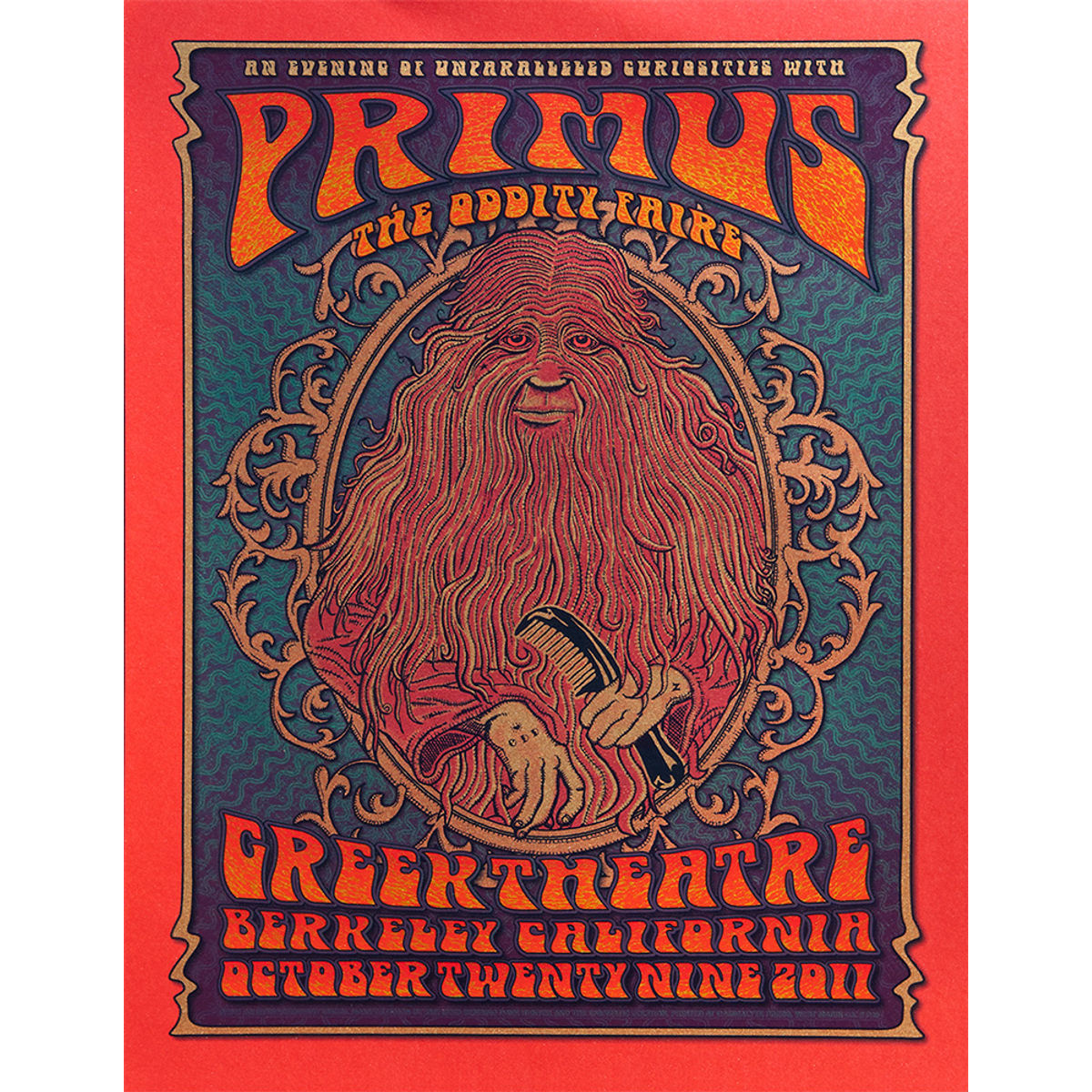 Primus - Berkeley, CA, 2011 (Red Variant)