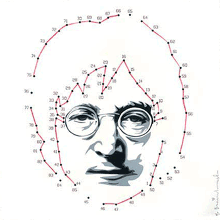 Connecting Lennon by Mr. Brainwash