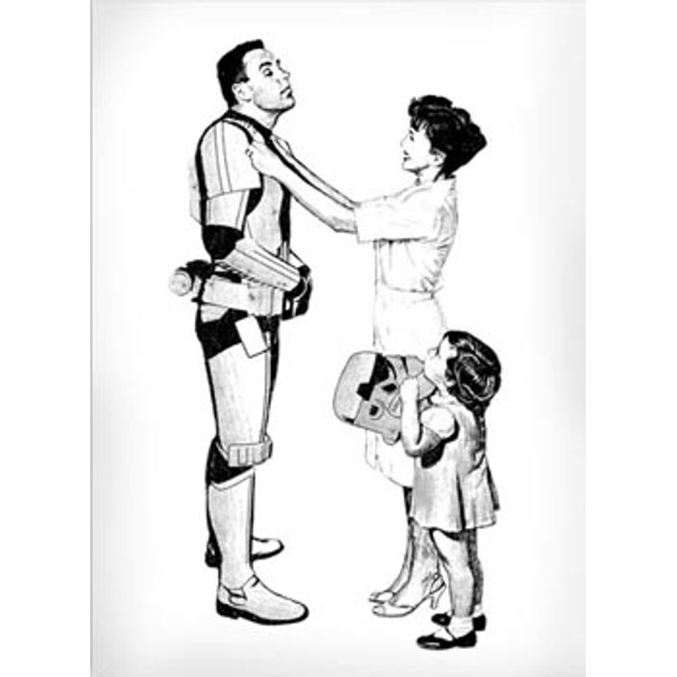 Late for Work by Mr. Brainwash