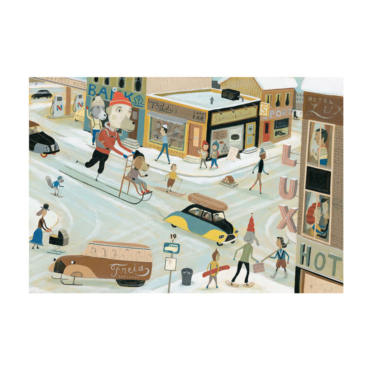 Rush Hour in Slapsefjell