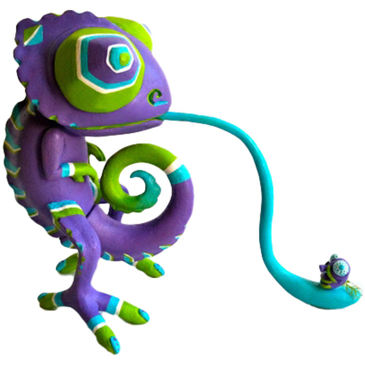 Chameleon - Purple by SeriouslySillyK (Kathleen Voigt)