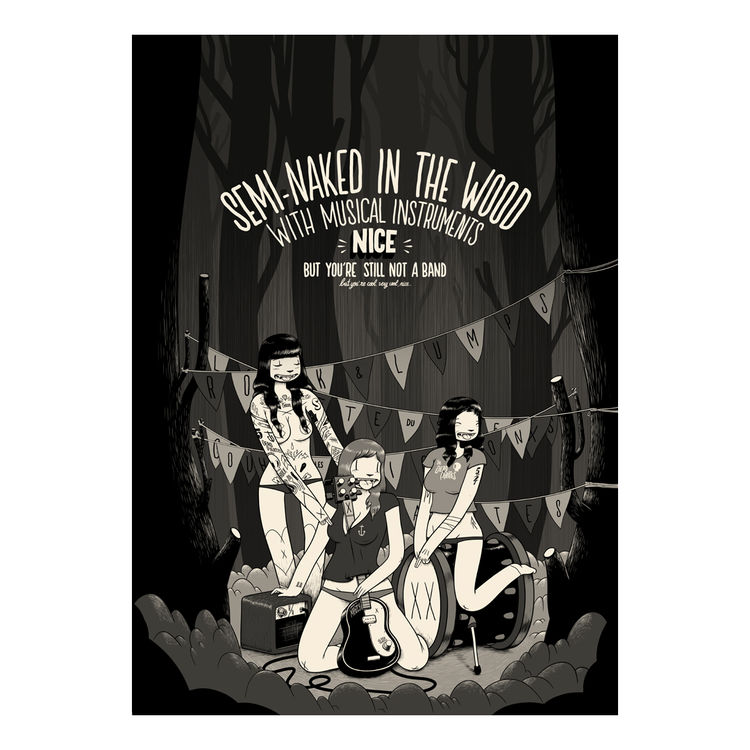 Semi-naked in the Wood by McBess (Matthieu Bessudo)