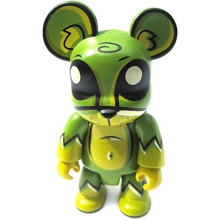 2.5" Toxic Swamp Bear Qee by Joe Ledbetter