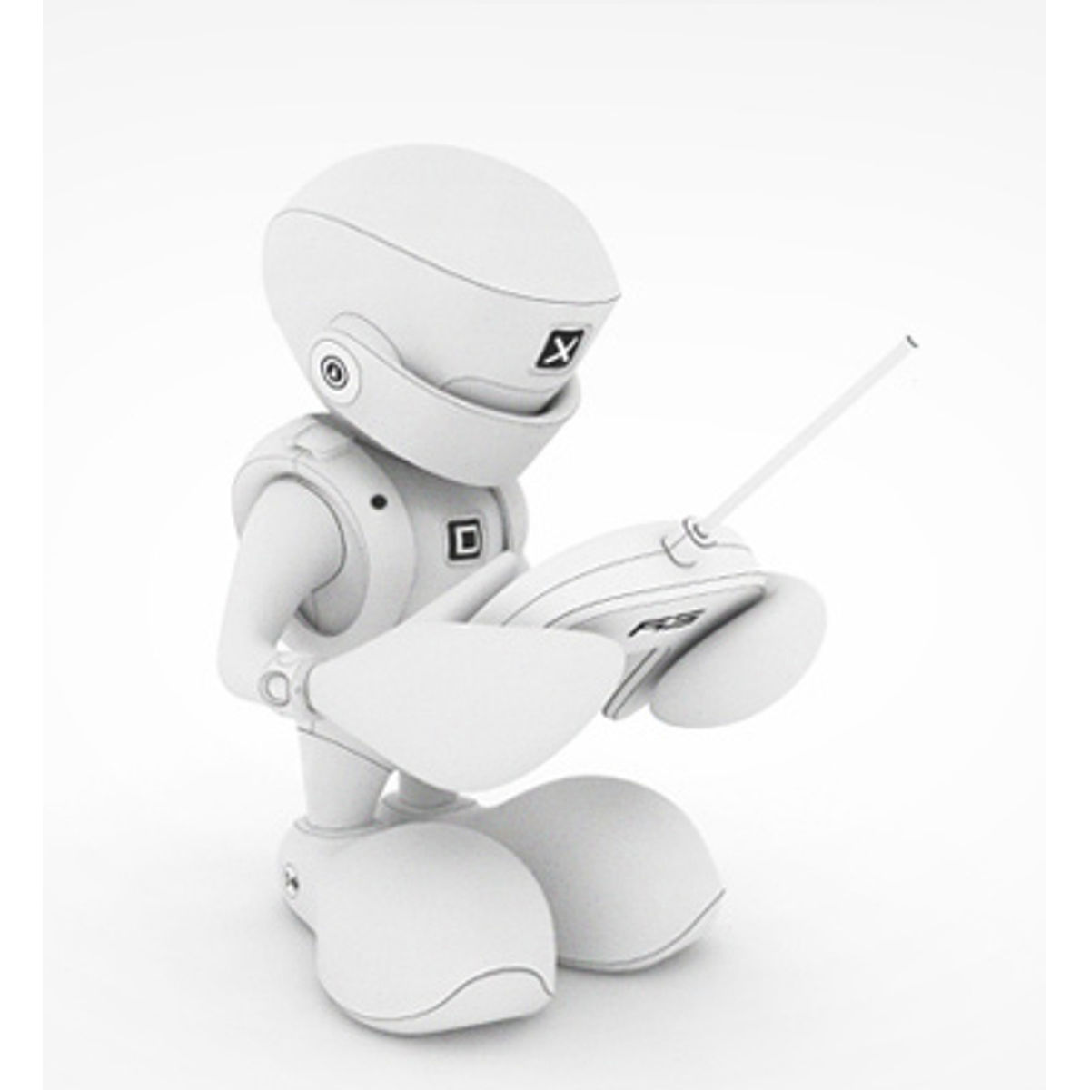 Quadrics 002 White on White