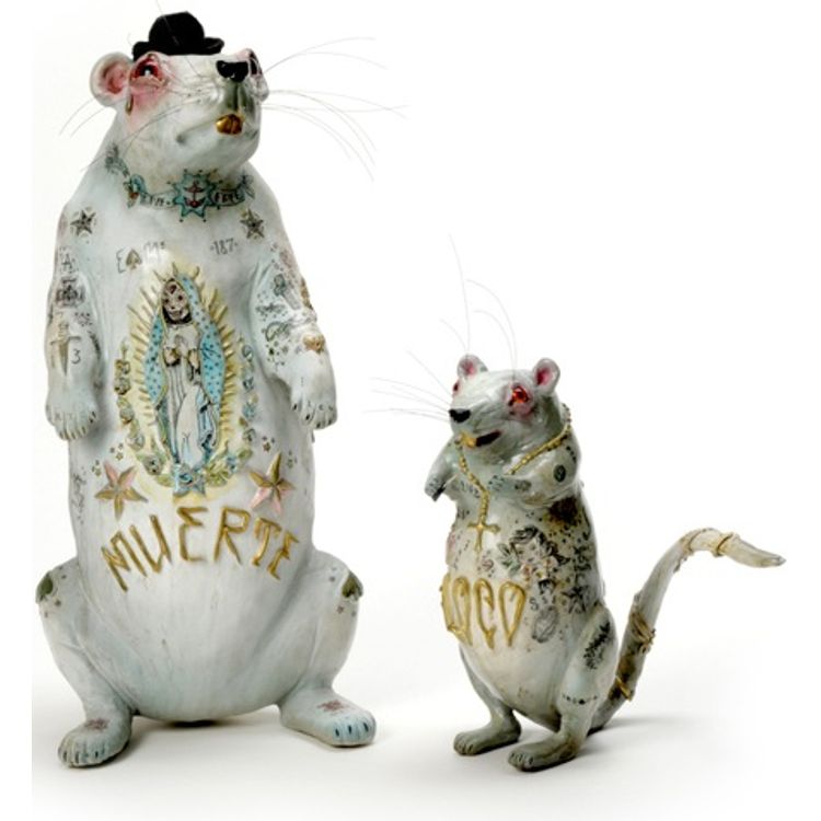 Muerte and Little Loco by Elizabeth McGrath