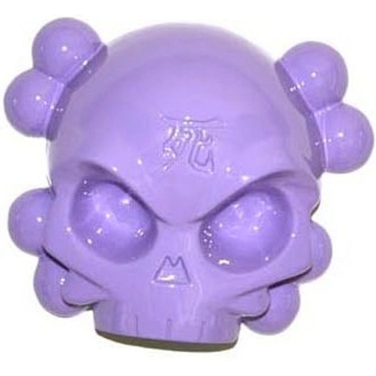Bronze Skullhead - Parma Violet by Huck Gee
