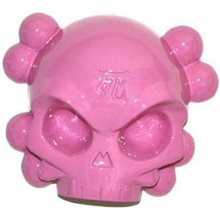 Bronze Skullhead - Pink by Huck Gee