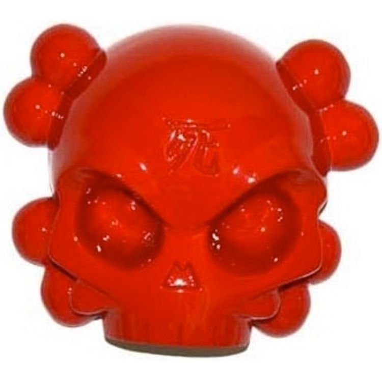 Bronze Skullhead - Red by Huck Gee