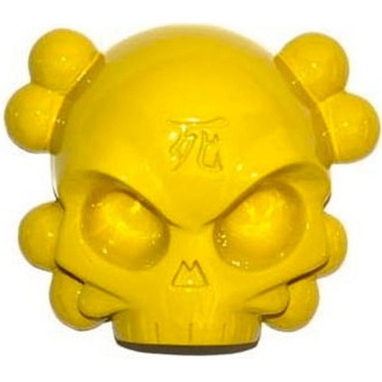 Bronze Skullhead - Yellow by Huck Gee