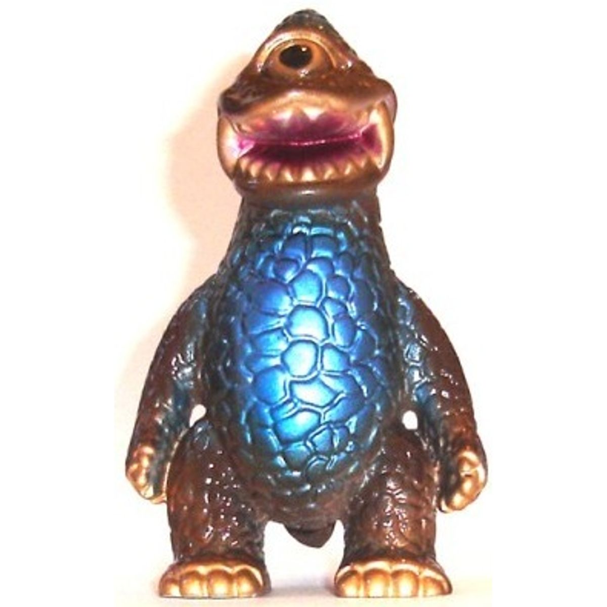 Hand Painted by PaulKaiju BROWN/BLUE