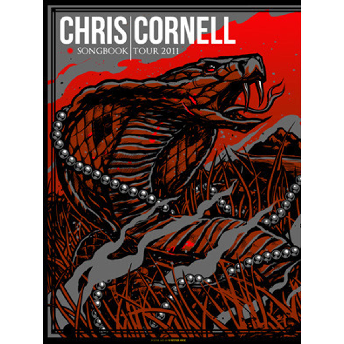 Chris Cornell - Songbook Tour 2011 (Snake Variant Silver)