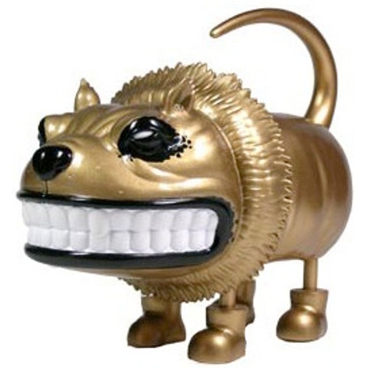 Booted Glamour Cat - Gold by Scott Musgrove