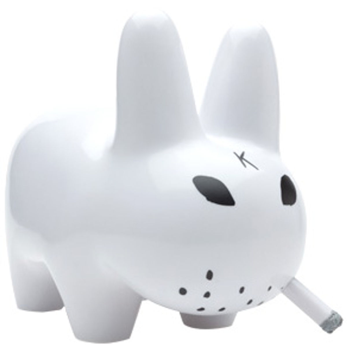 Smorkin’ Glossy Labbit - White