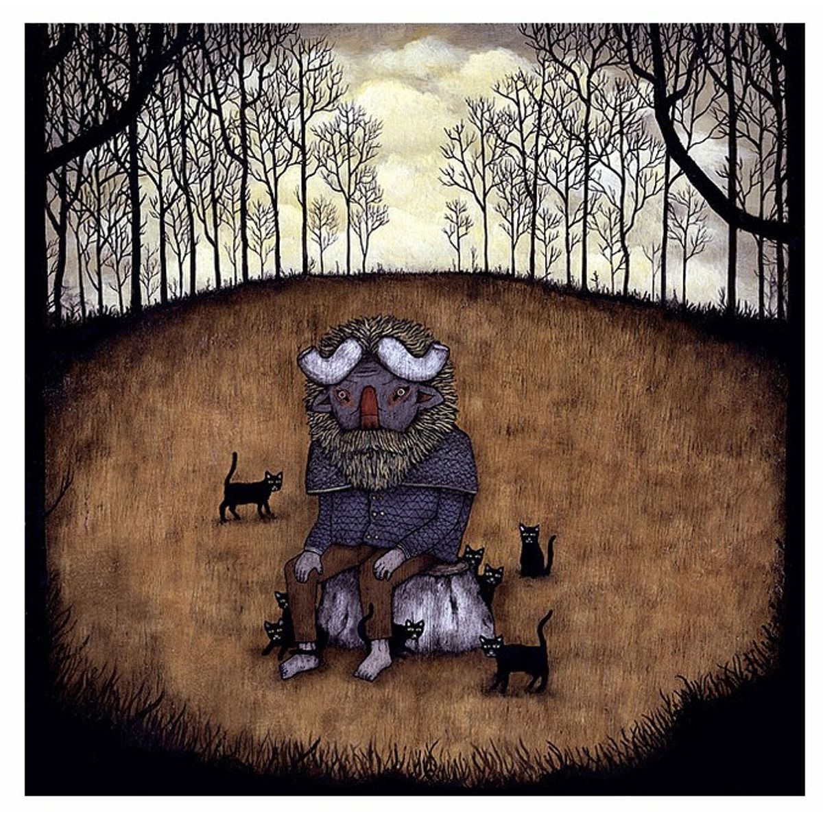 A Noble Leader Exiled, Hornless and Shamed