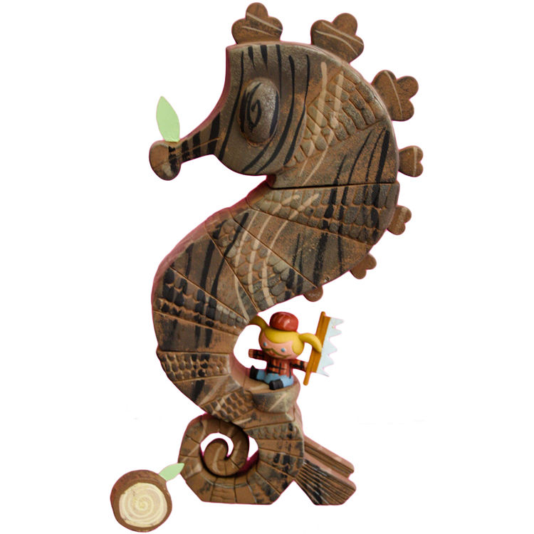 Seahorse and Rider - Lumberjack by Amanda Visell