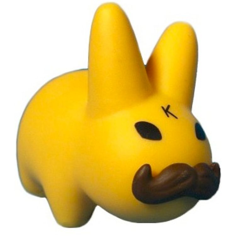 Yellow With Mustache by Frank Kozik
