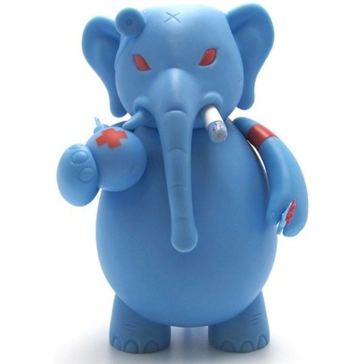 Dr. Bomb - Blue GID by Frank Kozik