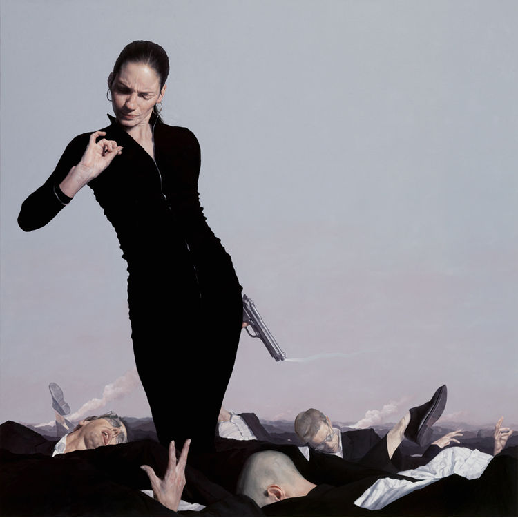 Lady Sham Inspects the Damage by Jeremy Geddes