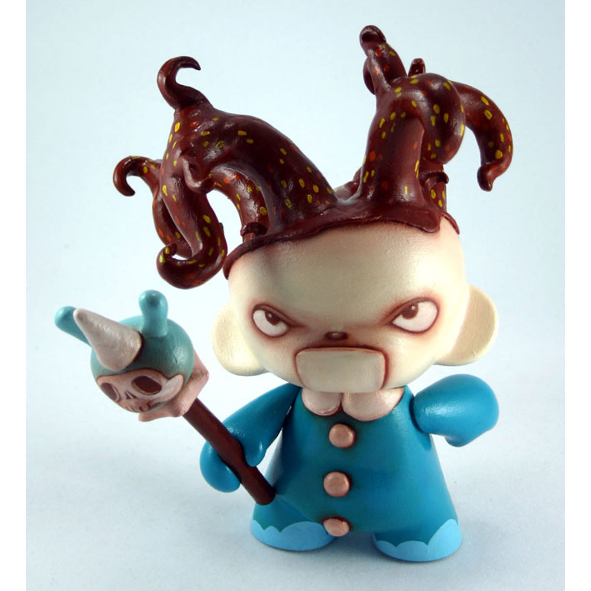 Open skull boy, roots