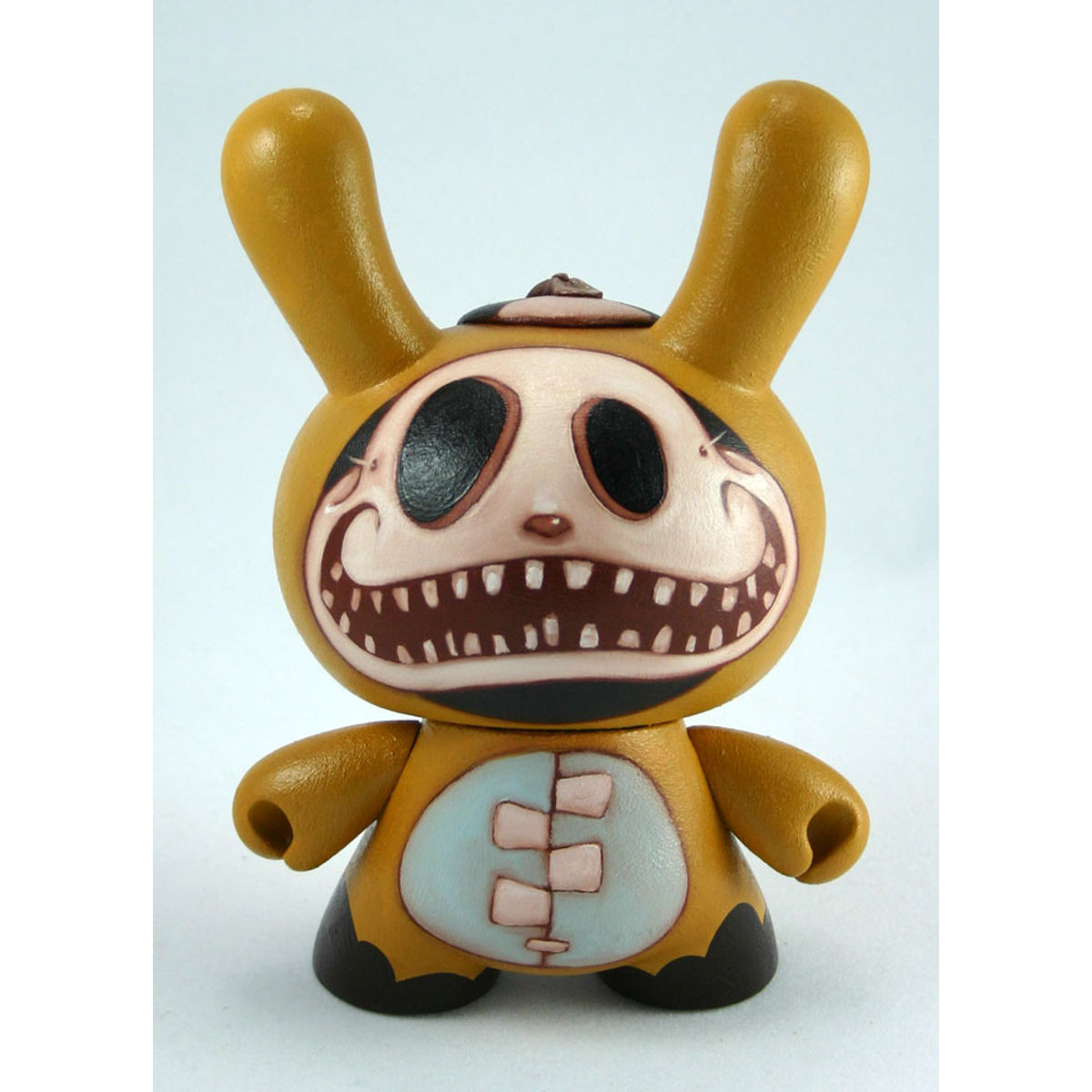 Rabbit suit empty, with Smiling Skull mask, beanie