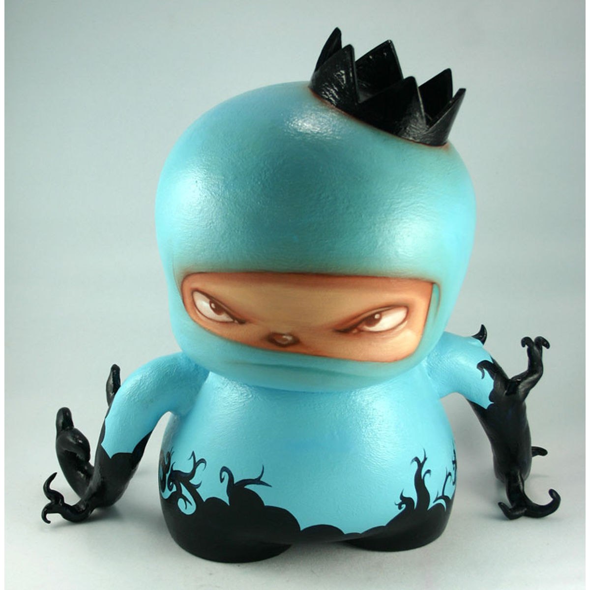 Boy in Blue Suit, black roots