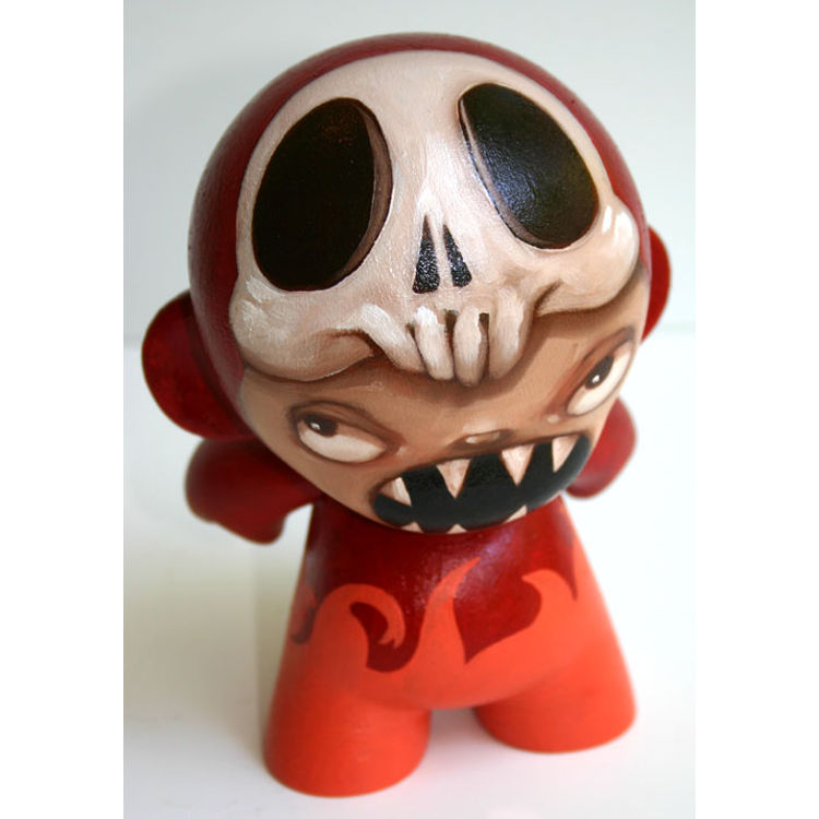 Parasitic Boy in Red bear suit by Kathie Olivas