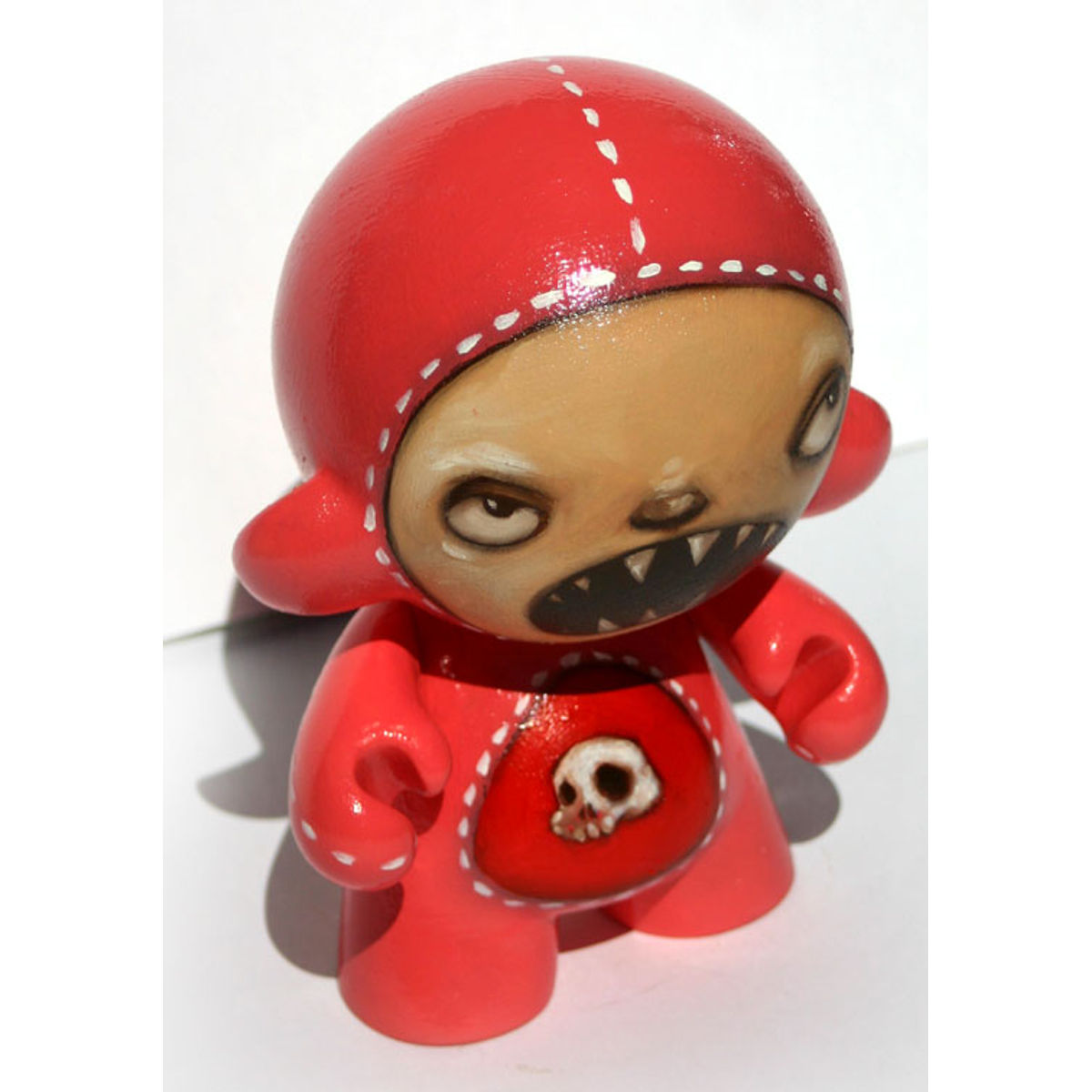 Boy in Pink Bear Suit