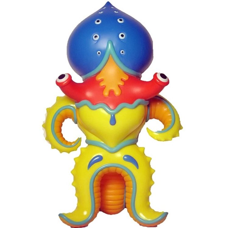 Mantra - Yellow by Jim Woodring