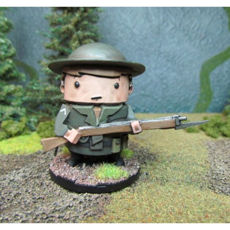 Rivet Wars custom Allied Grunts by Small Angry Monster (Adam Pratt)