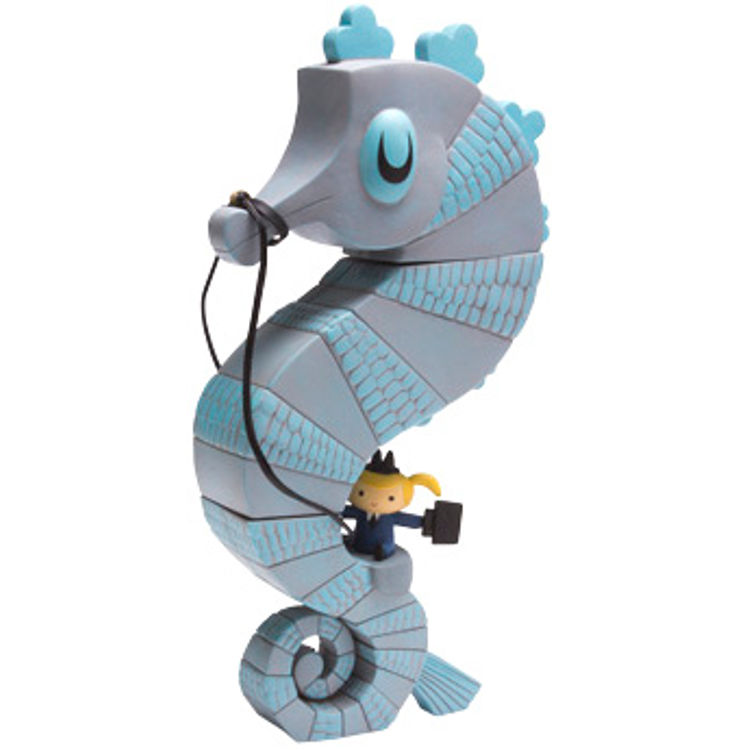 Seahorse and Rider - Businessman by Amanda Visell