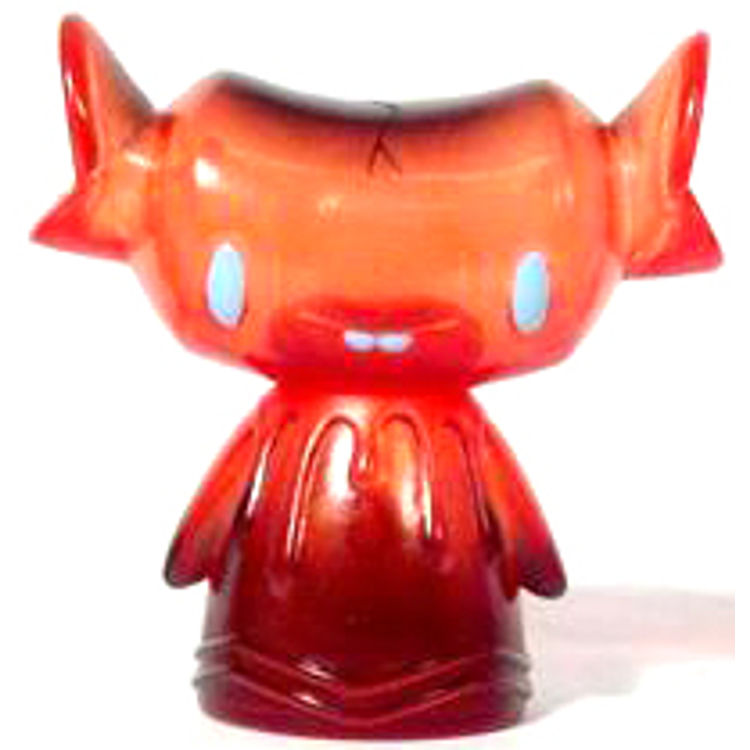 Clear Red Fenton by Brian Flynn
