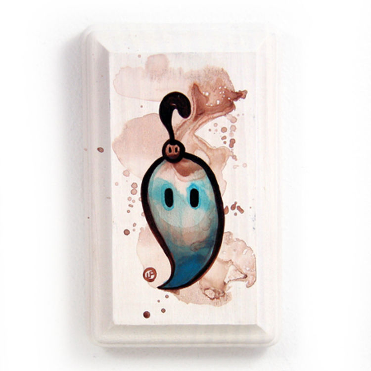 Wooden Paque #1 by Lou Pimentel