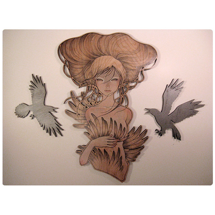 Karasu no Jyou - からすの女王 the bird queen by Audrey Kawasaki