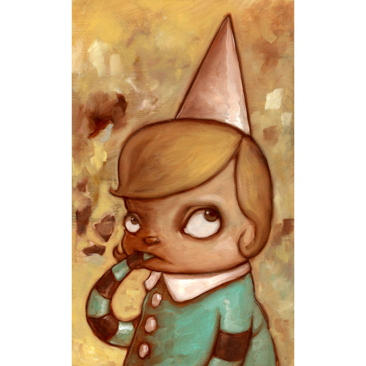 Squid Girl with dunce cap by Kathie Olivas