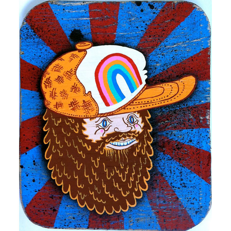 Hairy Rainbow Brains beard by Tripper Dungan