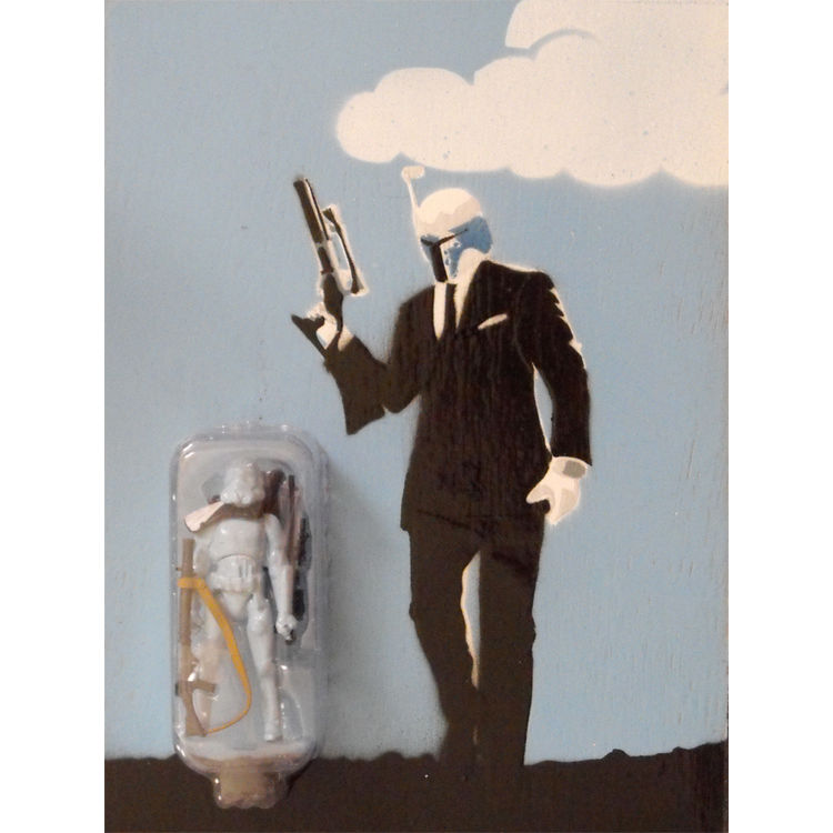 Fancy Fett (Blue Sky Edition) by Trust Pigs