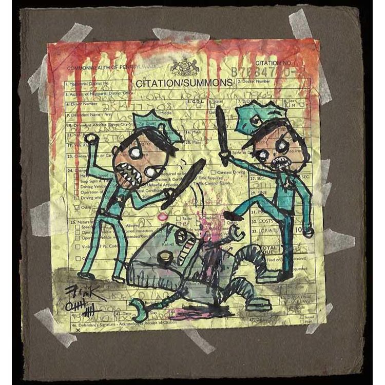 This Is What I Think Of Parking Tickets by Gus Fink