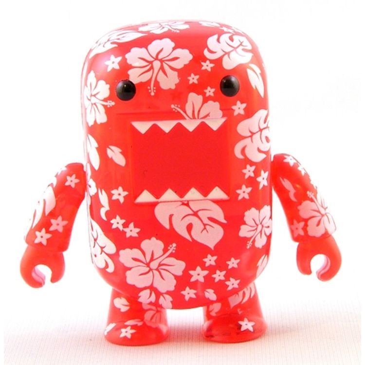 Domo - Red Hawaiian Print by Dark Horse