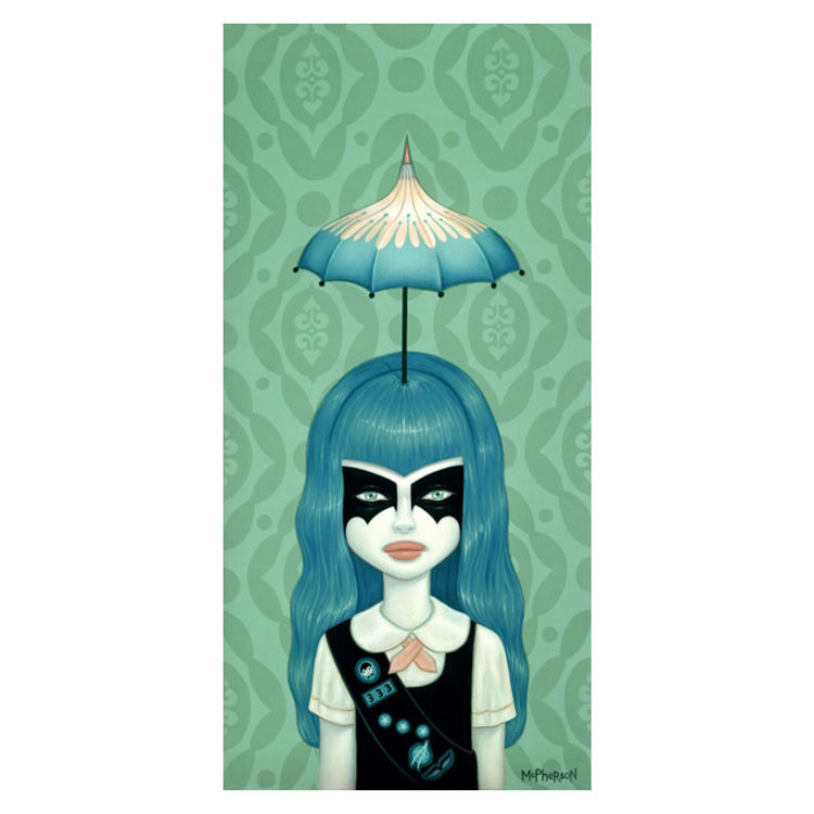 Somewhere Under the Rainbow - Turquoise by Tara McPherson