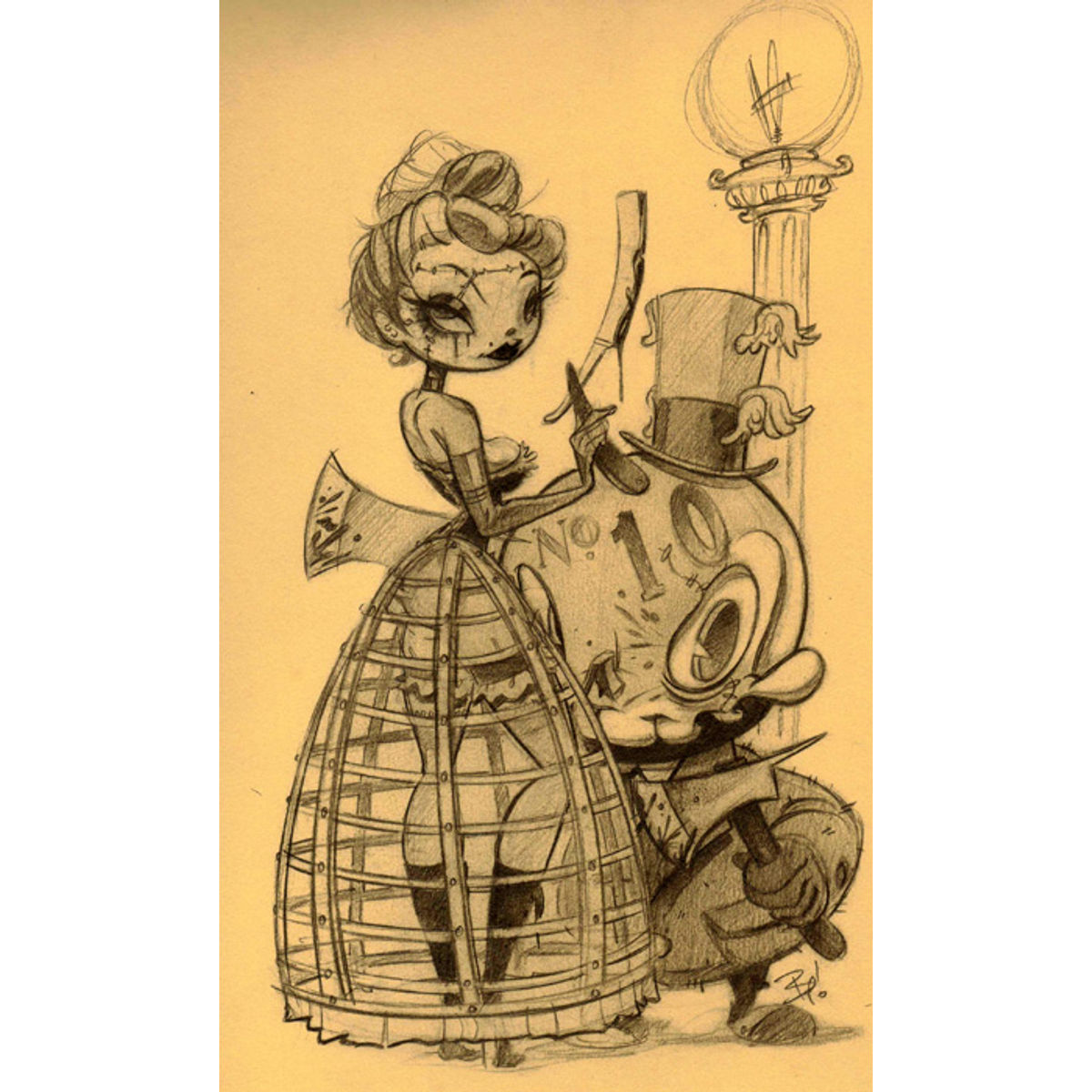 Trouble 10 Concept Sketch