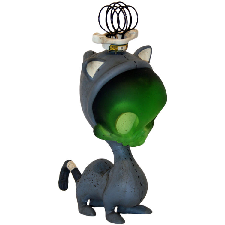 Electro-Zombie Skelve Cat by Brandt Peters