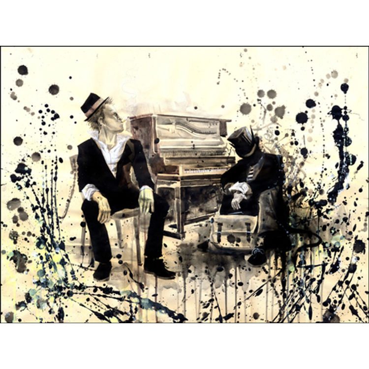 Tom Waits by Lora Zombie