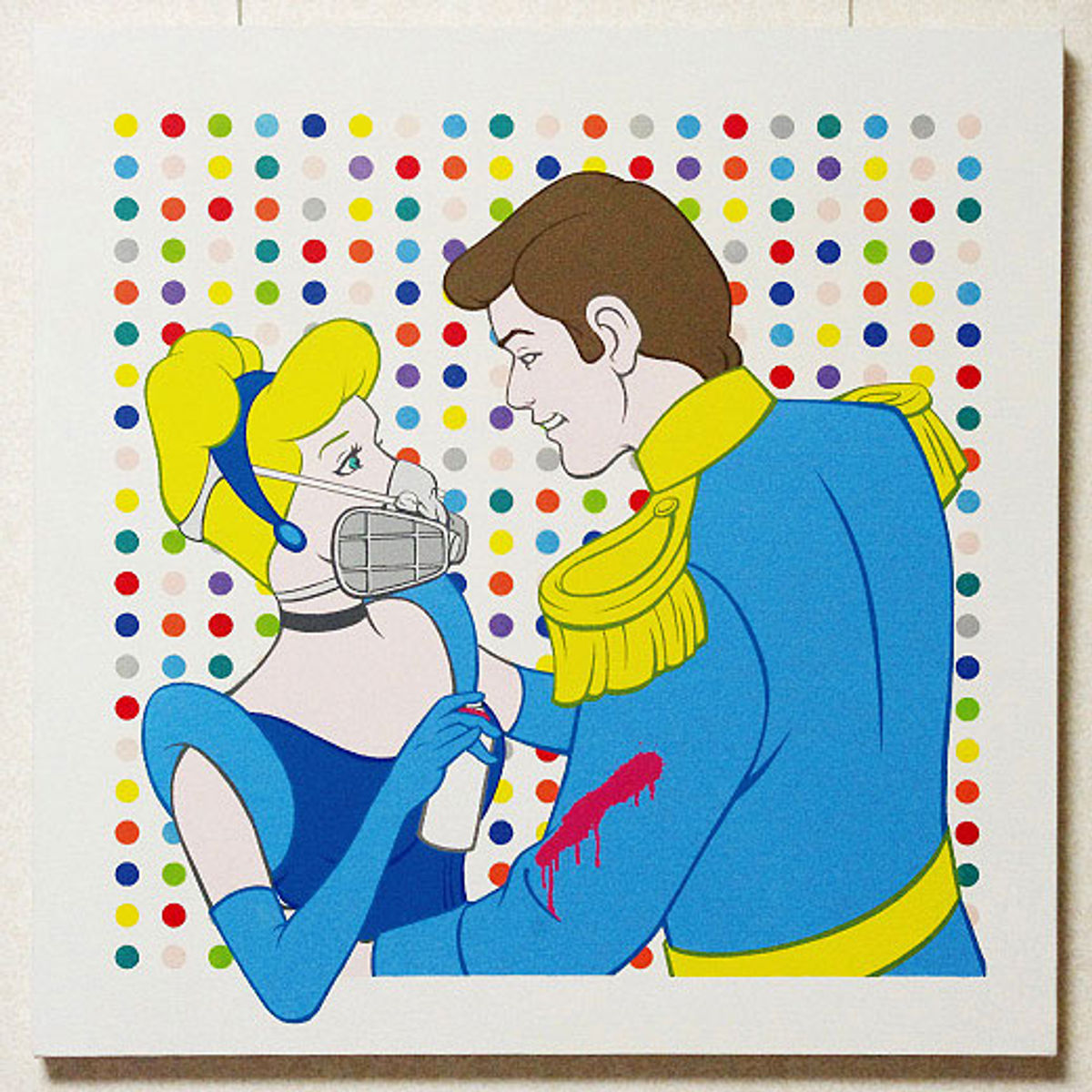 DONT TOUCH ME [Multi Dot Canvas]