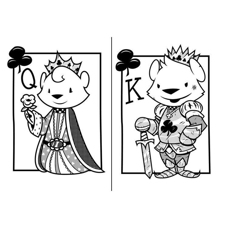 Queen & King of Club - Set by Philip Lumbang
