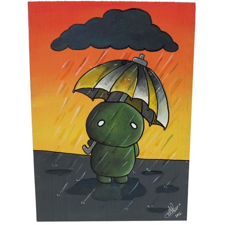 Rainy Day - Orange/Yellow by Zukie (Alison Perez)